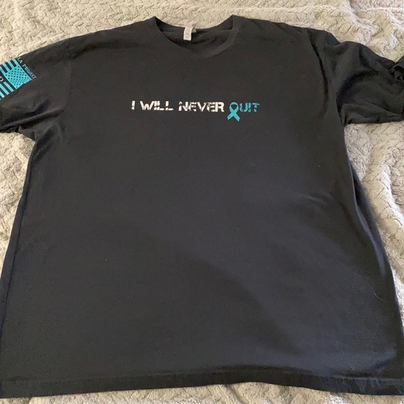 I Will Never Quit Shirt - Picture 2 of 5